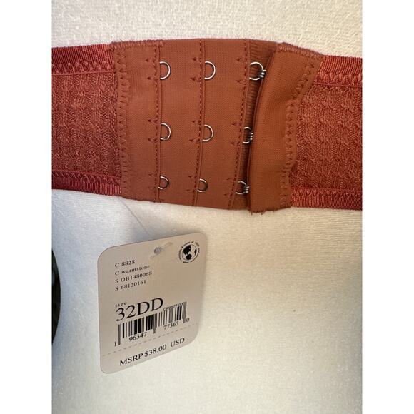 Free People One Of The Girls Balconette in Coral Warmstone size 32 DD underwire - Picture 4 of 5